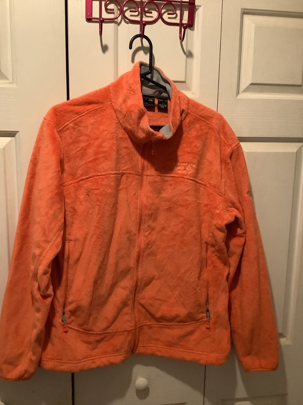 Mountain Hardwear Women's Orange Teddy Fleece Jacket